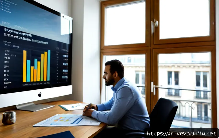 Home 17 기업가치평가사 기업 가치를 높이는 전략 - Photorealistic French business valuation consultant and company founder in a bright modern Paris off...