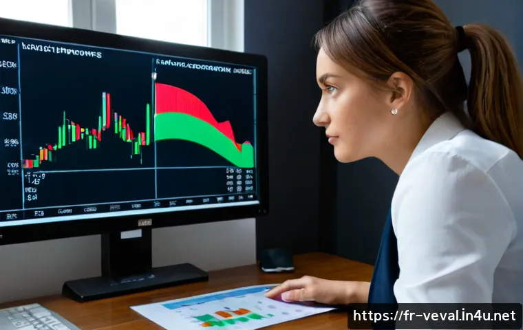 Home 17 기업가치평가사 경제 지표 분석 - Photorealistic French business valuation analyst in a modern Paris office, studying economic indicat...